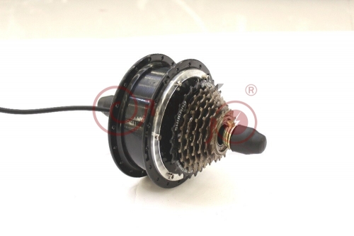 24V 36V 48V 250W eBike Brushless Gearless Rear Wheel Mini Hub Motor for Electric Bicycle With Dropout Width 135mm