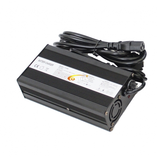 54.6V 5A Lithium Battery Charger For 13S 48V Li-ion/Li-Po Battery in Aluminium Case