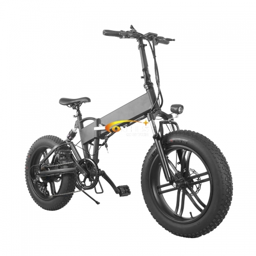 EU Stocked 36V 500W 20x4.0" Fat Wheel Folding Electric Bike dual suspension