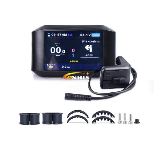 24V/36V/48V/52V TFT750C Bluetooth Colorful Display for Bafang Mid-Drive Kits