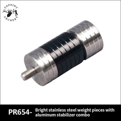Bright Stainless Steel Weight Pieces With Aluminum Stabilizer Combo-PR654