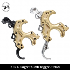 3 OR 4 FINGER THUMB TRIGGERBLACK/BRASS-TP468