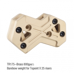 Barebow Weight Package for Topoint X 25 Recurve bow riser-TR175