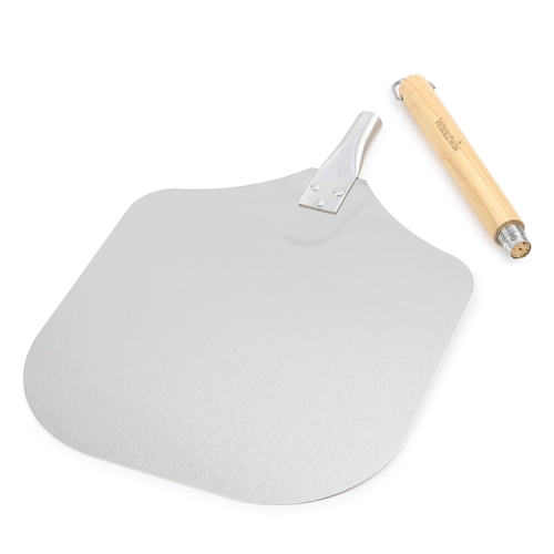 Best sell removable handle pizza shovel aluminum pizza peel for Pizzas Serving