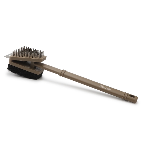 Perfect BBQ Cleaning Brush and Easy BBQ Brush for All Grill Types with long handle