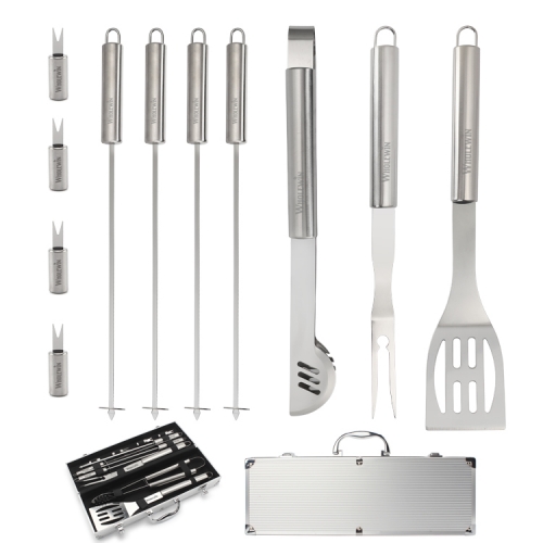 BBQ Stainless Steel Tool Aluminium Kit Set