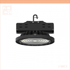 HBL 100w led ufo high bay light with excellent heat sink usa standard power box and meanwell power