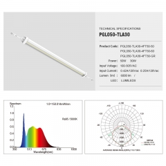 PGL050-TLA30 30W-50W 条形植物灯 货架植物灯 适用于温室大棚蔬菜瓜果育苗 草坪草