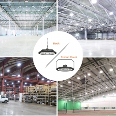 FHBL Industrial High Bay Lighting 200w Ufo Fixtures Warehouse Luminaire High Efficiency Light 190lm/w
