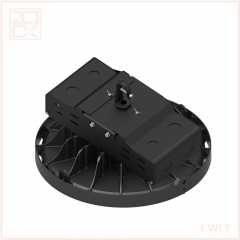 HBL 100w led ufo high bay light with excellent heat sink usa standard power box and meanwell power