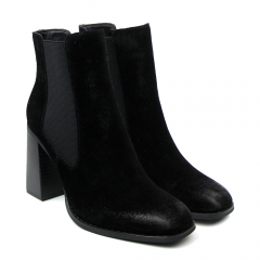 New arrival leather Ladies Elastic Women Boots in cow suede