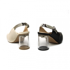 designers transparent heels slippers sandals for women and ladies
