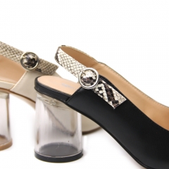 designers transparent heels slippers sandals for women and ladies