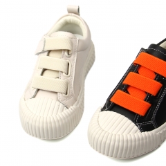 custom printing trendy fashion kids rubber weaved canvas vulcanized shoes