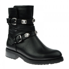 designer fall winter waterproof biker boots shoes for women and ladies