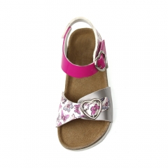 custom logo fashion cute trendy outdoor flat slides sandals for kids girls