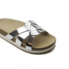 new custom fashion plain clear summer slides sandals for kids