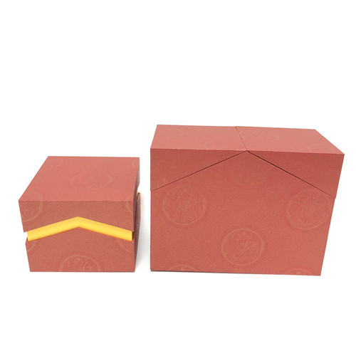 Caja de regalo plegable de cartón rígido de lujo impresión personalizada