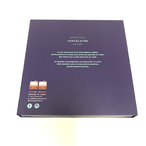 Emballage de luxe personnalisé Praline boîte-cadeau de chocolat/boîtes d'emballage de chocolat