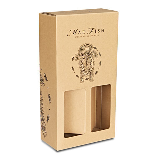 Boîte de papier à couverture rigide d'emballage professionnel pour bouteille de vin