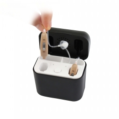 Rechargeable Hearing Aids with Portable Chargeraid