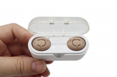 最新发布时尚设计真无线TWS非处方隐形佩戴耳道式助听器