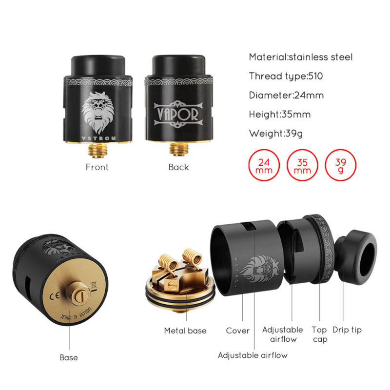 Vapor Storm ECO RDA Kit 90W