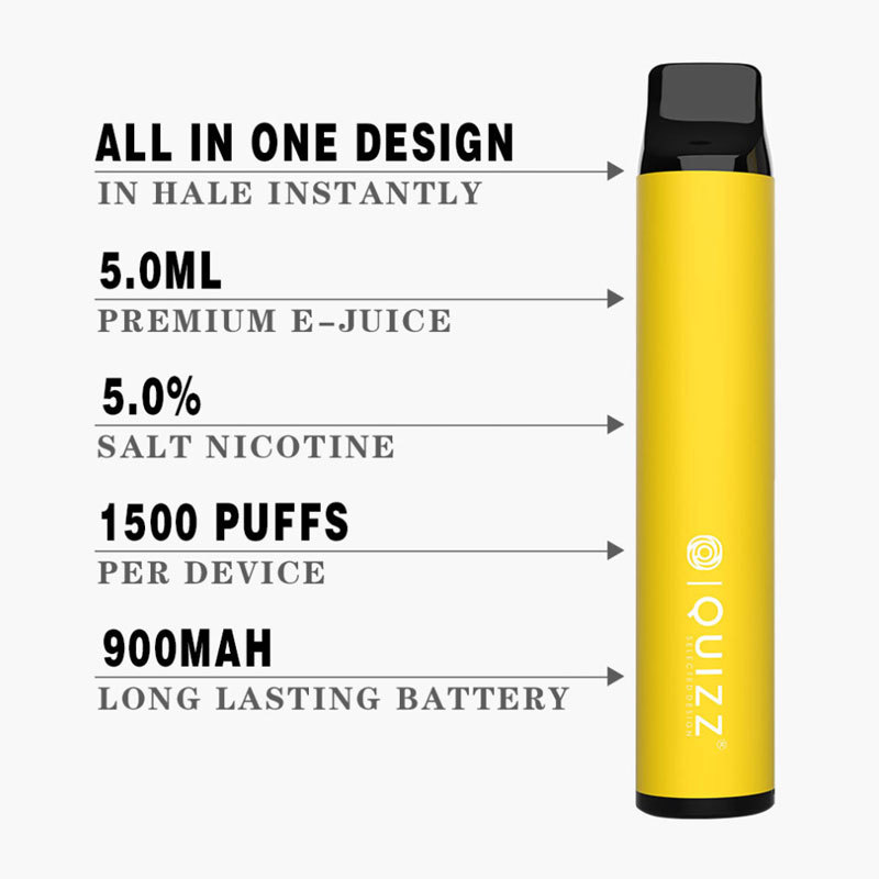 Quizz 1500 Disposable Vape Pen 900mAh