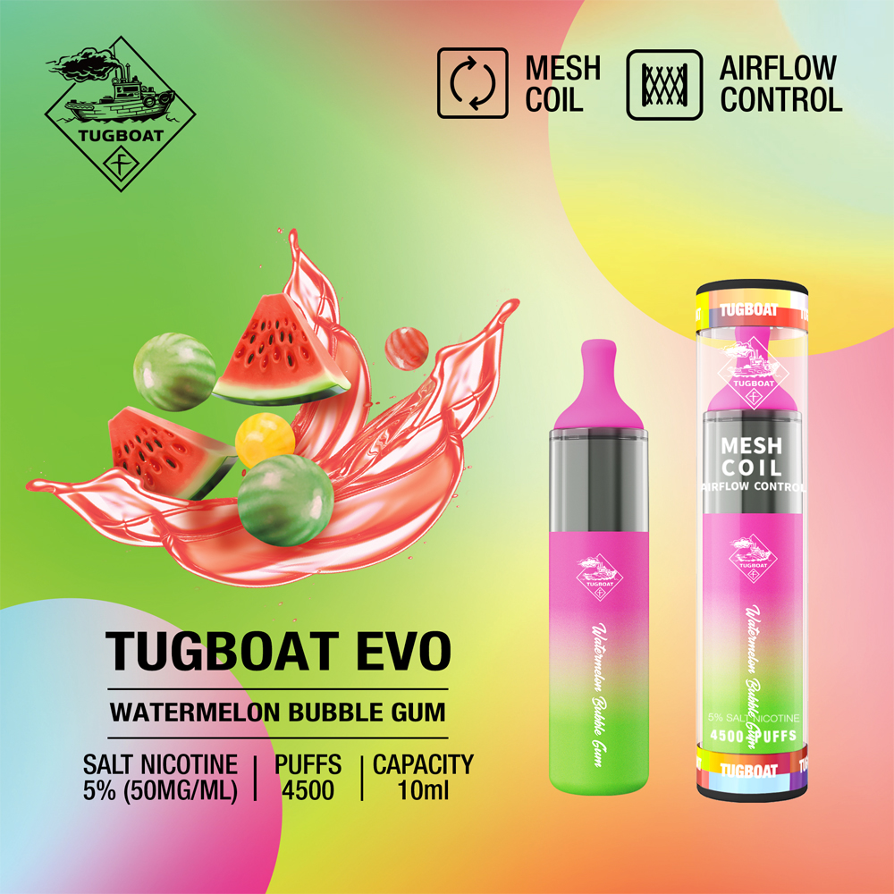 Tugboat EVO 4500 Puffs Disposable Vape Device