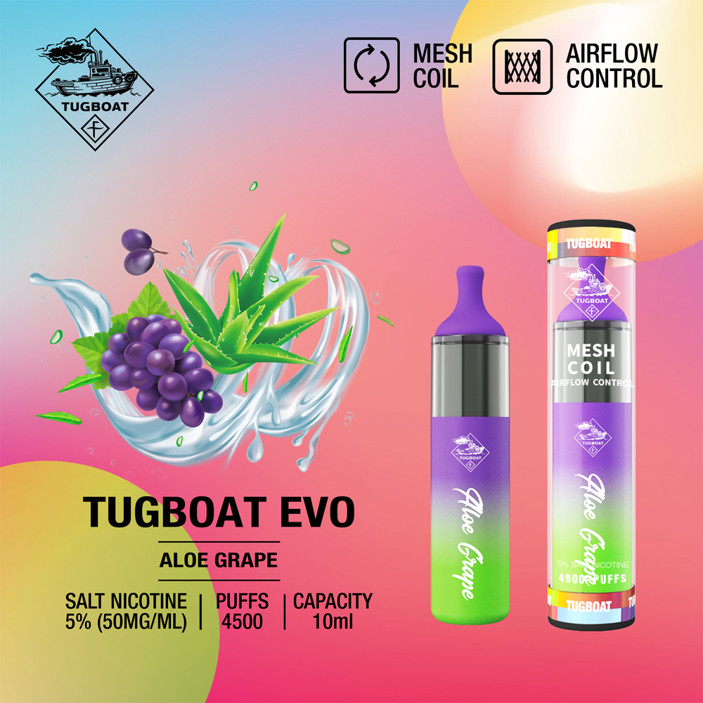 Tugboat EVO 4500 Puffs Disposable Vape Device