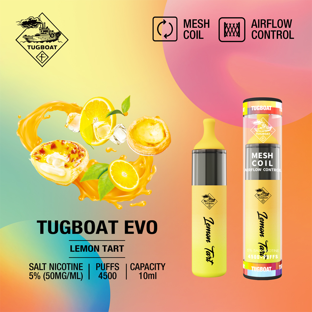 Tugboat EVO 4500 Puffs Disposable Vape Device