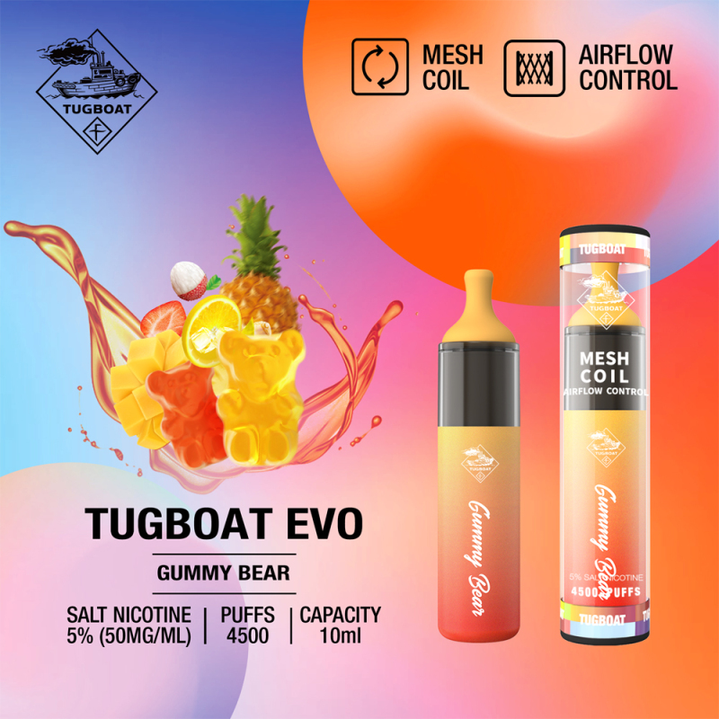 Tugboat EVO 4500 Puffs Disposable Vape Device