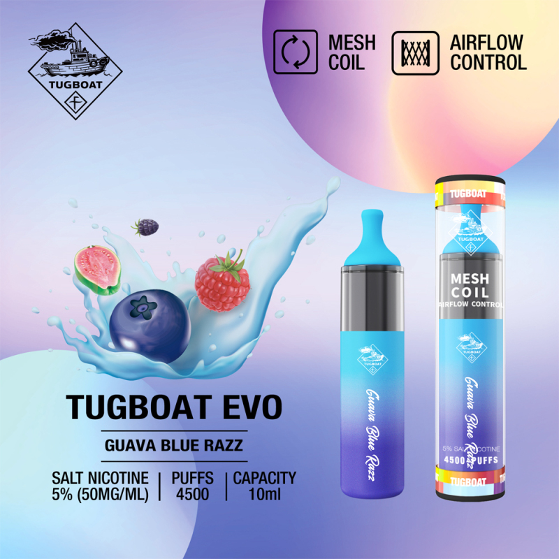 Tugboat EVO 4500 Puffs Disposable Vape Device