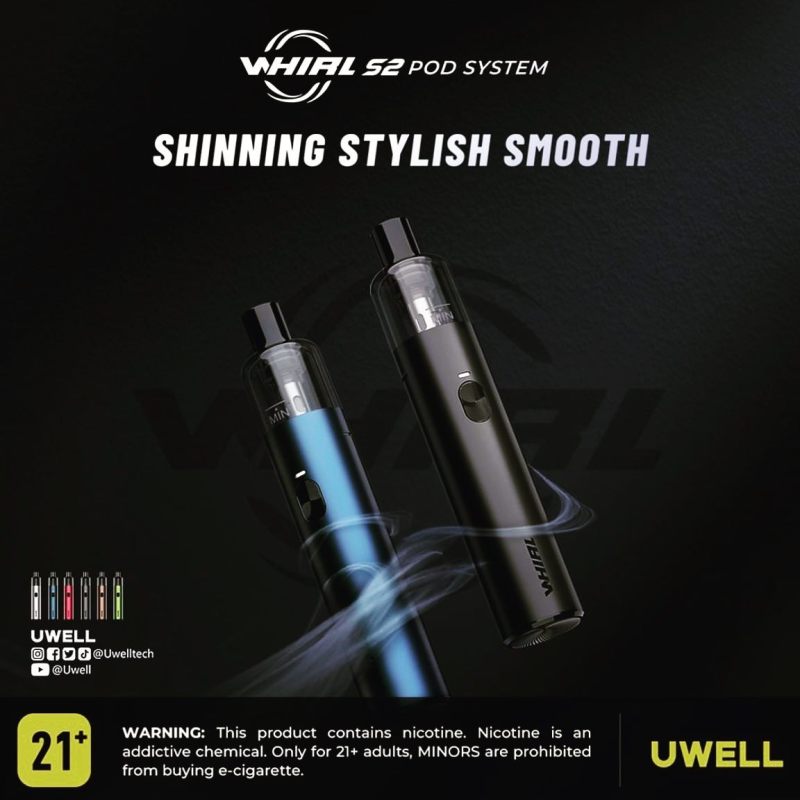 Uwell Whirl S2 Pod System 900mAh with Filter