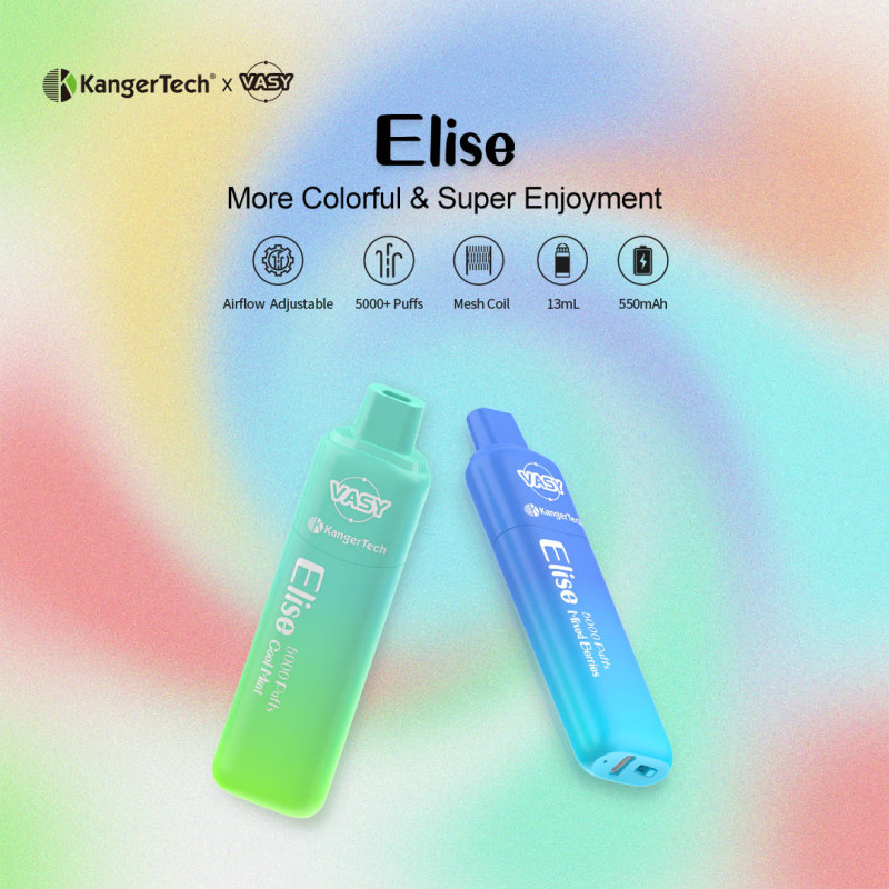 Kanger Vasy Elise 5000 Puffs Rechargeable Disposable Pod Device