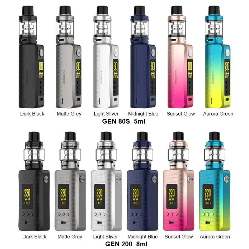 Vaporesso GEN 200 and 80S Kit