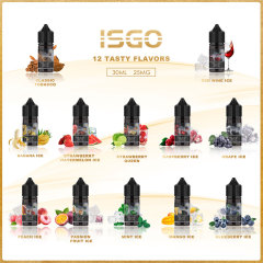 ISGO Nic Salt eLiquid 30ml 25mg Vape eJuice