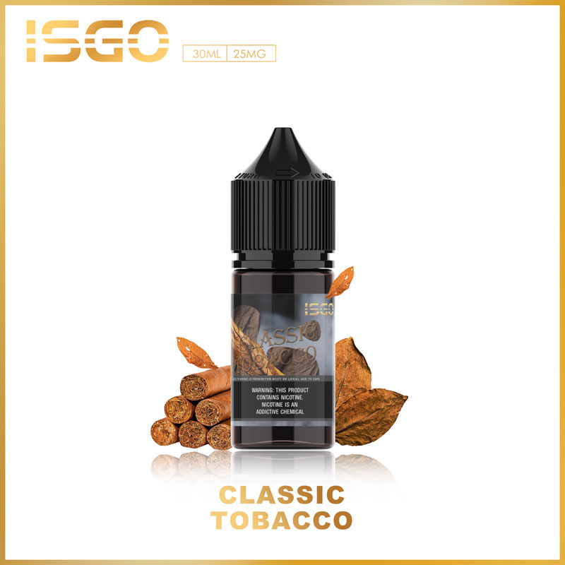 ISGO Nic Salt eLiquid 30ml 25mg Vape eJuice