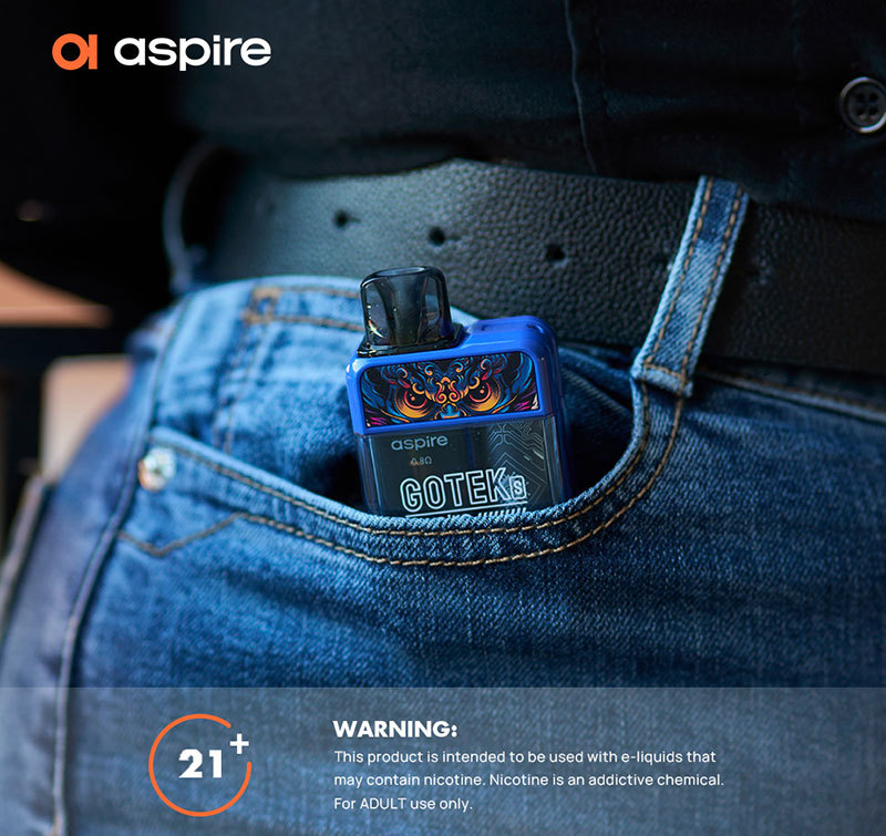 Aspire GoTek S Pod System 650mAh