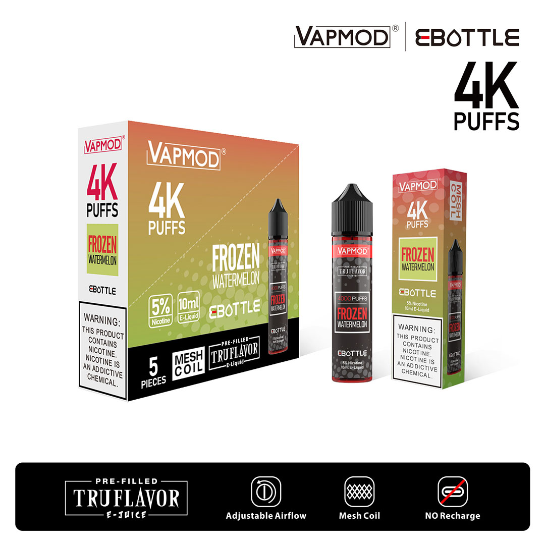 Vapmod QD62 EBOTTLE 4000 Puffs Disposable eCigarette