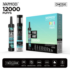 VAPMOD DHOSE BAR 12000 Puffs SHISHA Style Disposable Vape with RGB LED