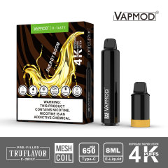 VAPMOD X-TASTY-4000 PUFFS Disposable Vape Pen Pod Replaceable