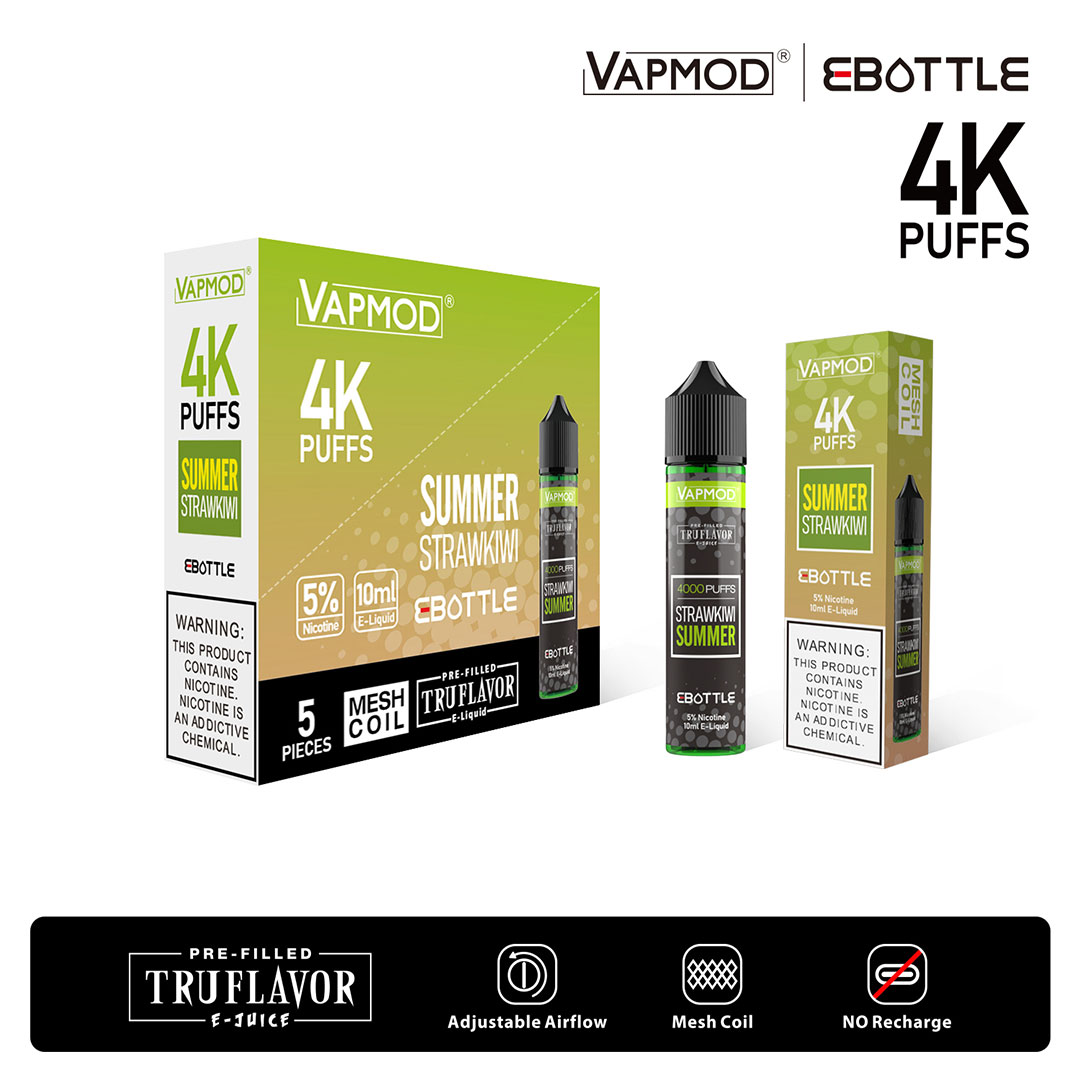 Vapmod QD62 EBOTTLE 4000 Puffs Disposable eCigarette