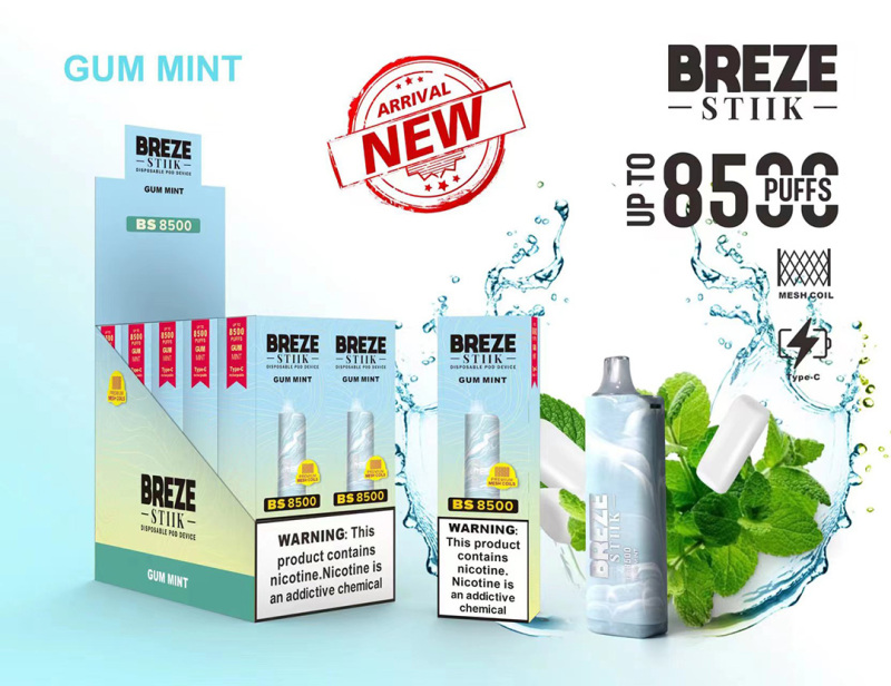 BREZE STIIK BS8500 Disposable eCigarette 8500 Puffs