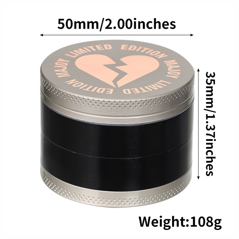 50mm 4 Layers Zinc Aolly Grinder