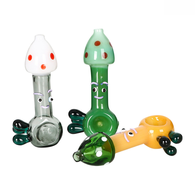 Mushroom Shaped Glass Pipe