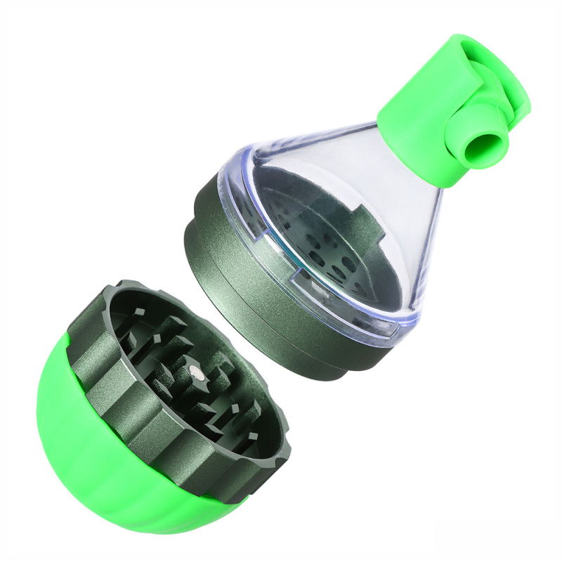 Bulb Style 4-Layer Cigarette Grinder 50mm