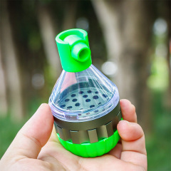 Bulb Style 4-Layer Cigarette Grinder 50mm