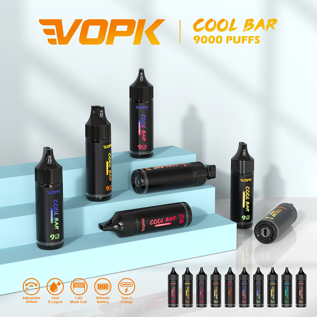 VOPK Cool Bar 9000 Puffs Disposable e-Cigarette Airflow Control