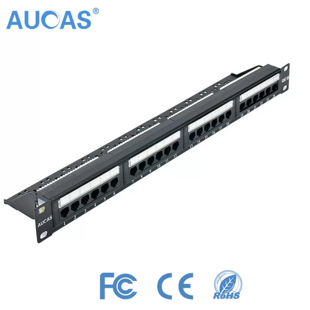 AUCAS-ACPP51UP24 CAT5E RJ45 24P PATCH PANEL